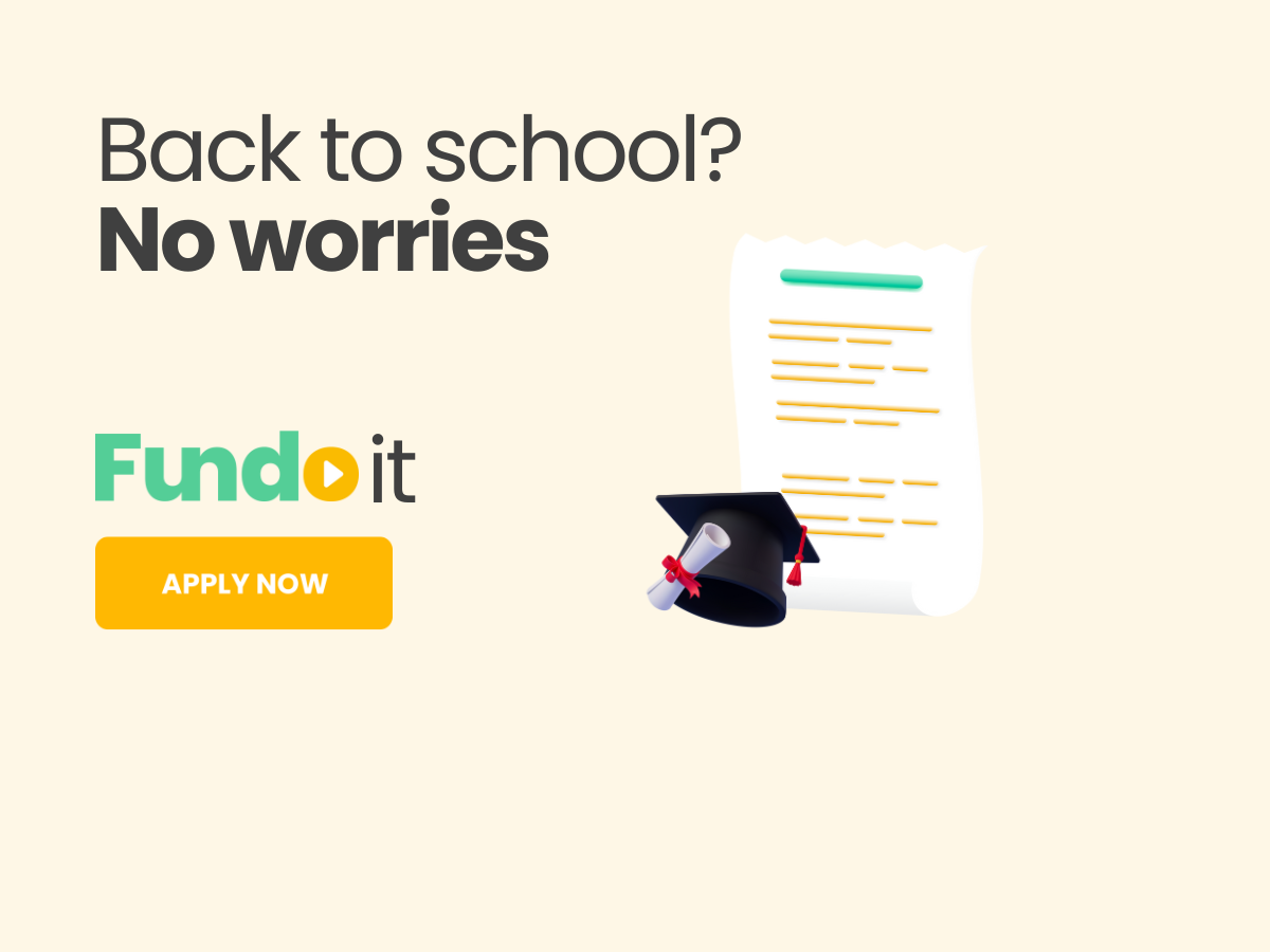 Your Back to School Loan Needs are Sorted with Fundo!