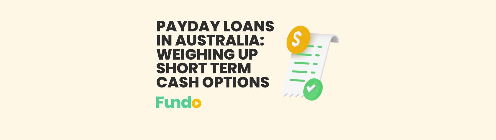 Payday loans in Australia: Weighing Up Short Term Cash Options